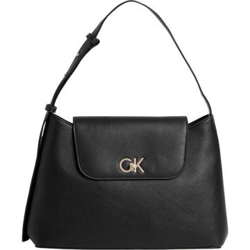 CALVIN KLEIN TOREBKA DAMSKA RE-LOCK TOTE MD CZARNA