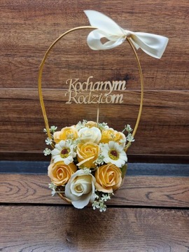 Букет подарочная корзина мыло цветы Ароматный ПОДАРОК ​​на День матери