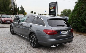 Mercedes Klasa C W205 Kombi Facelifting 1.6 200d 160KM 2018 Mercedes-Benz Klasa C LED, Czujniki Kamer, NAVI, Grzane el. reg. , Fotele, zdjęcie 3