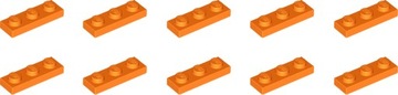 LEGO Płytka 1x3 Pomarańczowy 3623 4212415 - 10szt