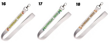 Smycz na klucze PERSONALIZOWANA Z NADRUKIEM wiele wzorów do wyboru