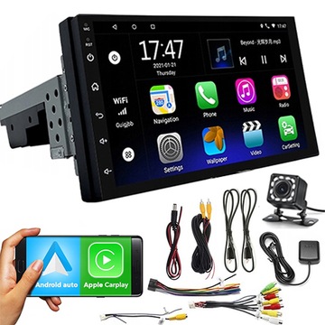 RADIO SAMOCHODOWE 1DIN ANDROID GPS 7' 2/32GB WIFI CARPLAY