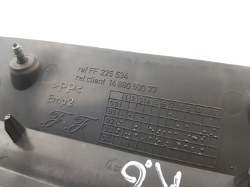 CITROEN C8 2004 ZADNÍ STRANA LEVÝ MŘÍŽKA VENTILACE TUNELU STŘEDNÍHO