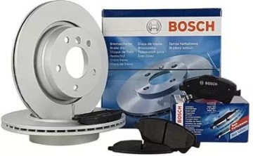 BOSCH TARCZE+KLOCKI PRZÓD FORD FIESTA VI 258MM