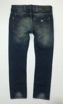 52__ ARMANI JEANS __ SPODNIE JEANSY MĘSKIE W30/L32