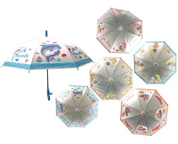 Зонтики детские транспортные средства животные смешают 66 см для детей