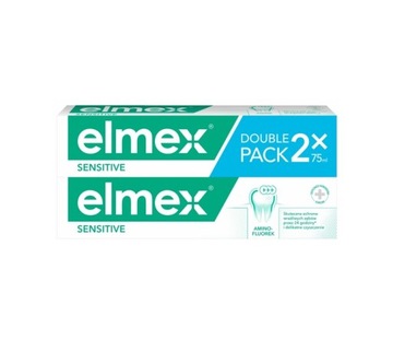 Elmex Pasta do zębów Sensitive 75ml 2szt
