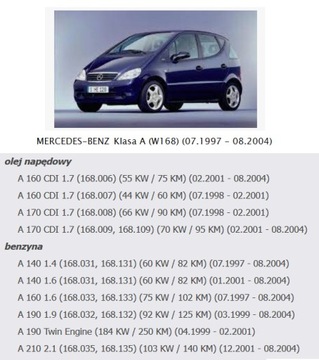 НАСОС ЦЕНТРАЛЬНОГО ЗАМКА W168 A-КЛАСС 1688000348