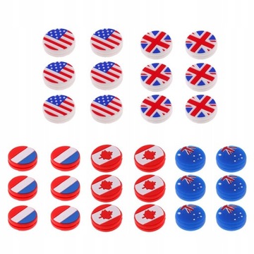 3х6 шт. Силиконовая теннисная ракетка с флагом