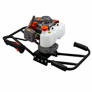 Бензиновая буровая установка мощностью 2,8 л.с., земляной бур на ДВУХ человек, комплект сверл.