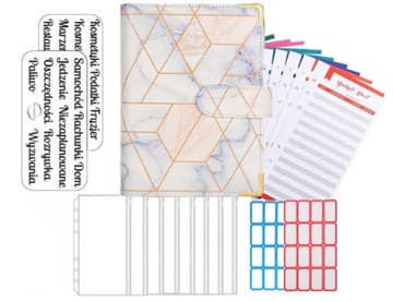 SEGREGATOR BUDŻETOWY A6 OSZCZĘDNIK BINDER PLANER BUDŻETU ORGANIZER ZESTAW