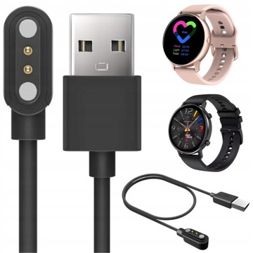ŁADOWARKA KABEL SMARTWATCH KW10 KW20 DT88 DT96