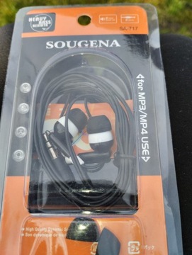 Słuchawki douszne Sougena SA-715 czarne