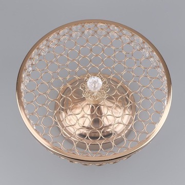 Декоративная тарелка для фруктов Блюдо для фруктов из хрустального стекла