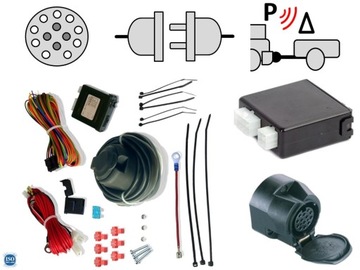 ZAŘÍZENÍ(HÁK) + MODUL 13PIN DO PEUGEOT 807 2002-2005