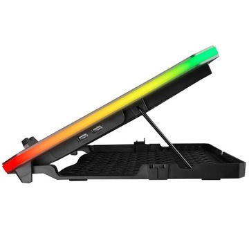 Охлаждающая подставка Rampage AD-RC34 METAFOR Black RGB 10–19 дюймов