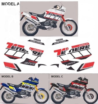 Wykonanie naklejki Yamaha XTZ 750 SUPER TENERE FA