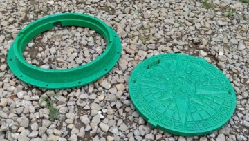 Крышка люка септика 5 тонн 60/80 см с замком