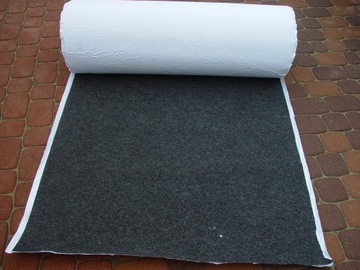 WYKŁADZINA włóknina SAMOPRZYLEPNA filc antracyt SZER.200 cm