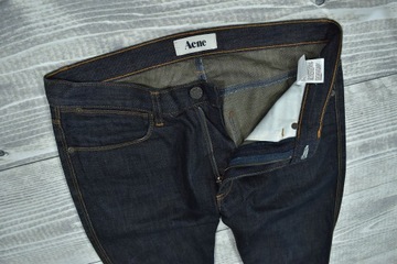 ACNE STUDIOS Max Raw SpodnieJeansy Męskie W31 L34