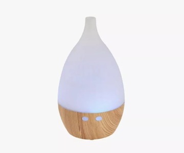 DYFUZOR ZAPACHOWY LED 18,5CM BIAŁO-DREWNIANE [240302013]