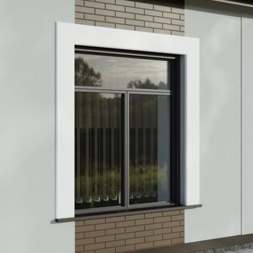 ELHARE Listwa wokółokienna sztukateria gyzms bonia na okno L96PA 20x100 mm