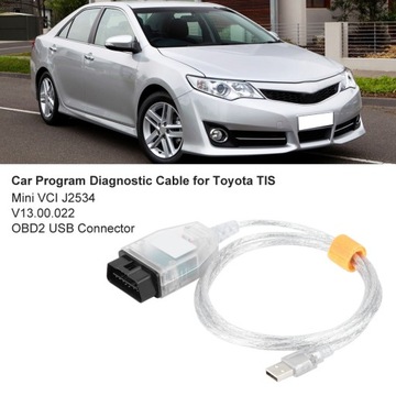 Mini VCI J2534 USB OBD2 Разъем Автомобильная программа Диагностический кабель