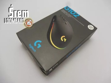 MYSZ PRZEWODOWA LOGITECH G102, KOMPLET, STAN IGŁA!