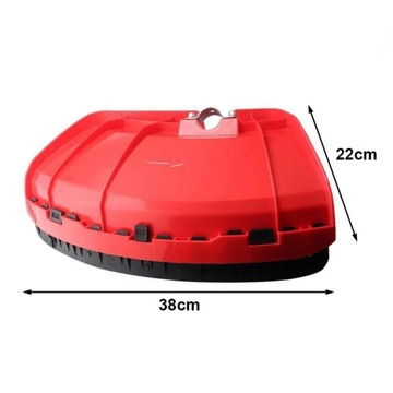 Uniwersalna osłona podkaszarki ogrodowej do kosy 24 26 28 mm czerwona duża