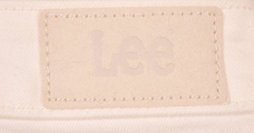 LEE spodnie high white jeans FLARE W28 L33