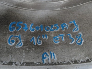 KOLA RÁFKY ALU RÁFKY SKODA KAMIQ 658 657601025AJ 16" 6J ET38 205/50R16