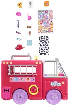 Кукла Mattel Барби Челси Пожарная машина HCK73