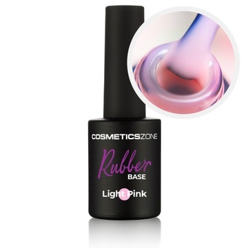BAZA KAUCZUKOWA RÓŻOWA RUBBER BASE LIGHT PINK 15ML