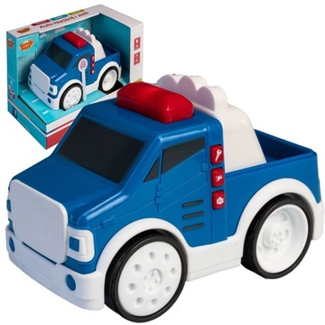 SMILYPLAY Auto autko policja naciśnij i jedź napęd