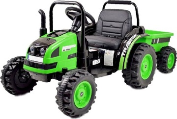 ТРАКТОР С ПРИЦЕПОМ-АККУМУЛЯТОРОМ, 2 ДВИГАТЕЛЯ ПО 45 ВТ