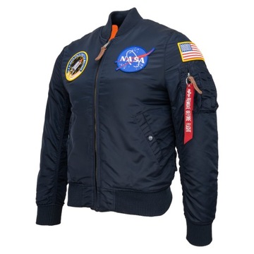 Kurtka Alpha Industries MA-1 VF NASA Granatowa L