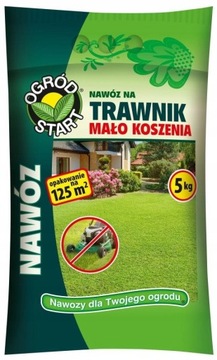 NAWÓZ WIELOSKŁADNIKOWY DO TRAWNIKÓW MAŁO KOSZENIA 5KG