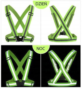 Светоотражающий жилет для бега на мотоцикле