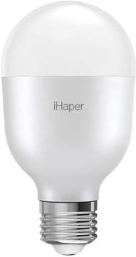 INTELIGENTNA ŻARÓWKA LED SMART E27 iHAPER B2B APLIKACJA HOMEKIT ALEXA WIFI