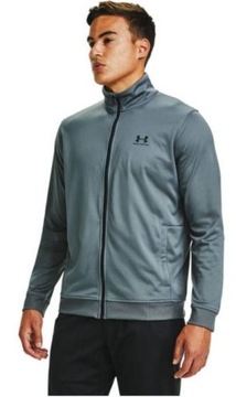 Męska bluza treningowa UNDER ARMOUR TRICOT na siłownię grafitowy XL