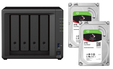 Serwer Synology DS923+ 8GB ECC + 2x 2TB Seagate