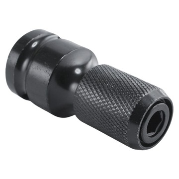 АДАПТЕР УДАРНОГО КЛЮЧА АДАПТЕР 1/2 КВАДРАТНЫЙ - 1/4 ШЕСТИГРАННЫЙ, ЧЕРНЫЙ