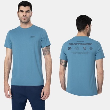 KOSZULKA MĘSKA 4F T-SHIRT BAWEŁNA SPORT SS23M300