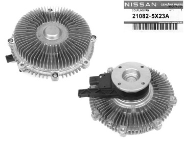 NISSAN NAVARA D40 R51 3.0D 04-14 SPOJKA VISKO SPOJKA VISKÓZA OE