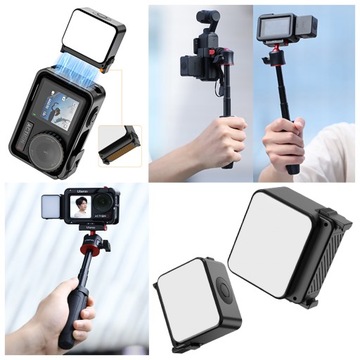 Светодиодная лампа для спортивной камеры DJI Osmo Action Vlog YouTube Insta USB-C 1,7 Вт
