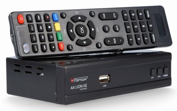 ТВ-тюнер-декодер DVB-T2 H.265 HEVC Opticum Lion NS DVB-C Кабельное телевидение