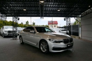 BMW Seria 5 G30-G31 Limuzyna 520d 190KM 2017 BMW Seria 5 2.0D 190KM Bezwyp. 100 ASO, Oryginalne powloki i szyby, Head-U, zdjęcie 1