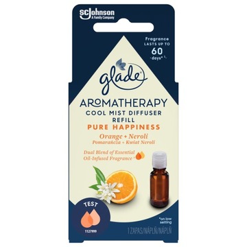 ZAPAS DO DYFUZORA ELEKTRYCZNEGO GLADE AROMATHERAPY OLEJEK PURE HAPPINESS