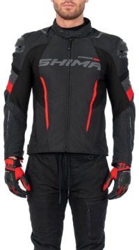 Мужская мотоциклетная куртка SHIMA SOLID 2.0 RED водонепроницаемая 3в1 БЕСПЛАТНО