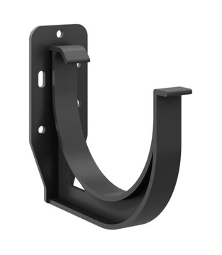 HAK UCHWYT RYNNOWY DOCZOŁOWY PVC 100 mm GRAFIT